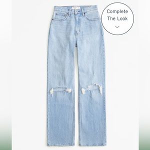 Abercrombie 90’s Straight Ultra High Rise Jeans 29/8r